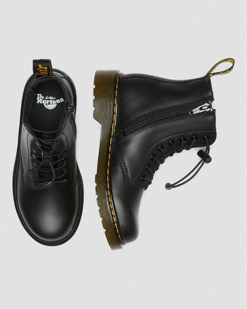 Botas Casuales Dr Martens Junior 1460 Harper Cuero Niños Negros | MX 161ILH